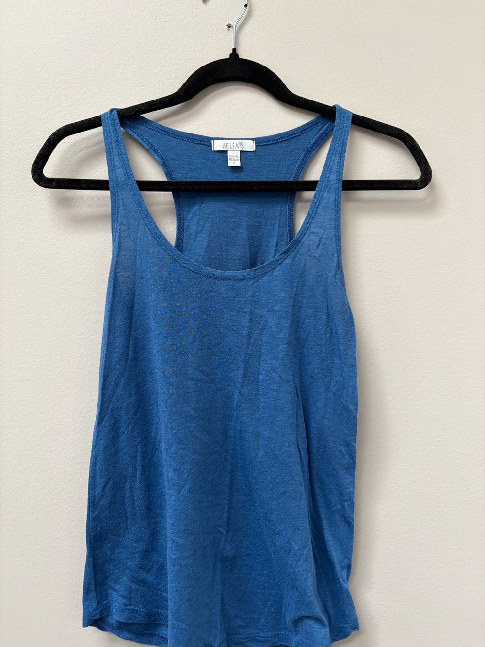 dELiA*s Blue Racerback Tank